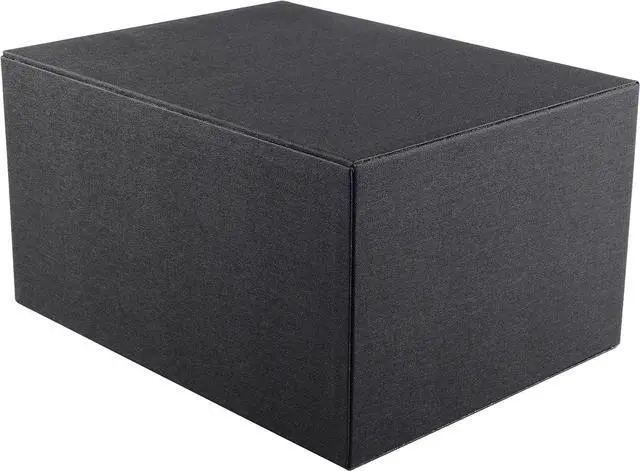 Alt view image 5 of 7 - Fashion Multicolor Collocation Leather Desk Organizer File Cabinet Executive Office Supplies Desktop Filing A4 Contract Document Stackable Storage Box with 3 Drawers (Black)
