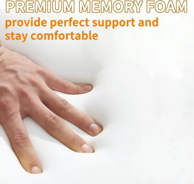 Alt view image 4 of 7 - Car Seat Cushion - Memory Foam Car Seat Pad with Breathable Mesh, Relief Back Pain, Universal Fit, Easy to Install, Cushion Set for SUV/Truck Etc Black