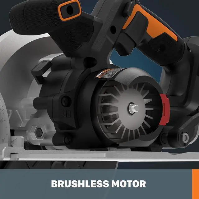 Alt view image 4 of 7 - Nitro WX520L.9 20V Power Share 7.25" Cordless Circular Saw with Brushless Motor (Tool Only)