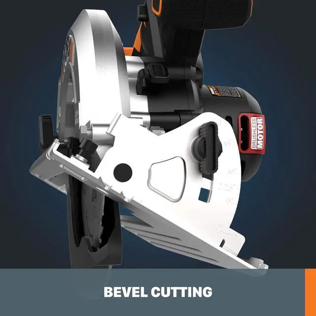 Alt view image 5 of 7 - Nitro WX520L.9 20V Power Share 7.25" Cordless Circular Saw with Brushless Motor (Tool Only)