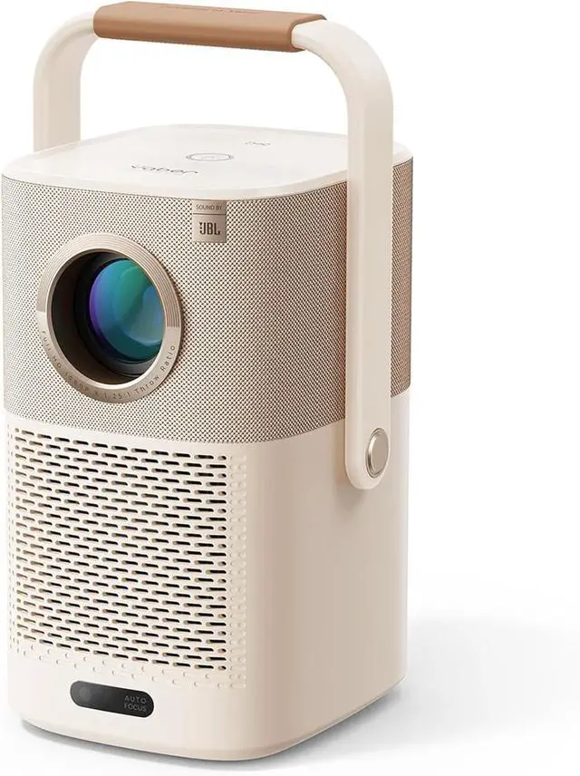 Main image of Yaber T2 Outdoor Projector with WiFi 6 and Bluetooth, Battery Powered Native 1080P & JBL Speaker, Smart Movie for Inside Outside, Compatible TV Dongle (Not included)