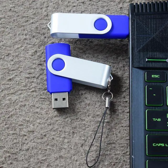 Alt view image 4 of 4 - lcwamy 8GB Flash Drives 50 Pack USB Bulk Drive Thumb  (Blue, No Logo)