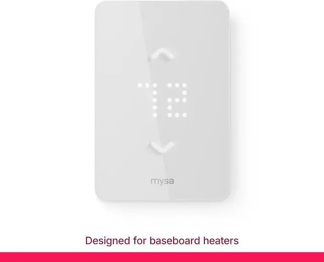 Alt view image 2 of 7 - Smart Thermostat LITE - Line Voltage Electric Baseboard Heater 120V/240V | DIY Install HomeKit, Alexa, Google Wi-Fi Programmable App Control