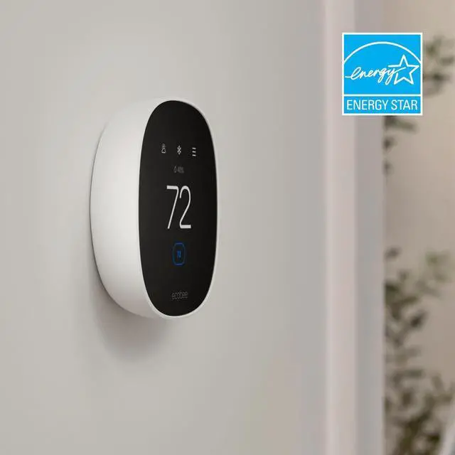 Alt view image 2 of 7 - Smart Thermostat Essential - Energy Star Certified programmable Wi-Fi Works with Siri, Alexa, and Google Assistant