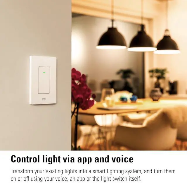 Alt view image 4 of 7 - Light Switch (Matter) 2-Pack  Smart Wall for AP Home, Alexa, Google SmartThings; Single-Pole & 3-Way switches; Thread, Requires Thread Router Neutral Wire; UL-Certified