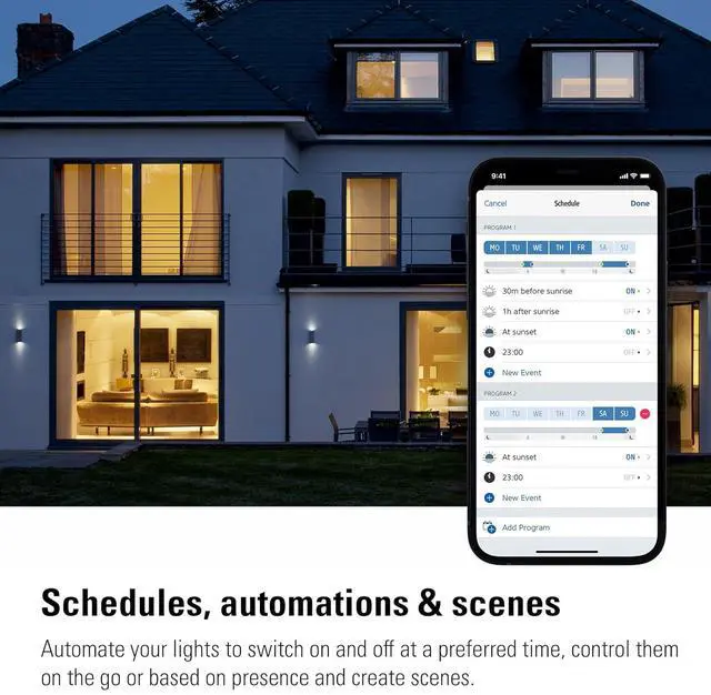 Alt view image 5 of 7 - Light Switch (Matter) 2-Pack  Smart Wall for AP Home, Alexa, Google SmartThings; Single-Pole & 3-Way switches; Thread, Requires Thread Router Neutral Wire; UL-Certified