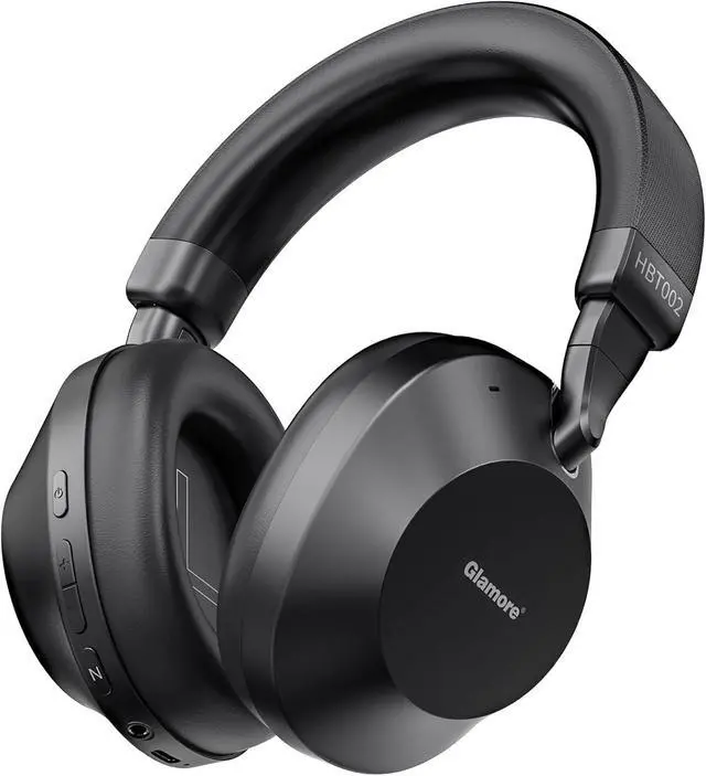 Main image of Noise Cancelling Headphones Over Ear Bluetooth 5.3, Wireless/Wired Headset with Mic, 40H Playtime, Deep Bass, Foldable, Transparency Mode, Ideal for Airplane Travel, Work, Commute, Sleep