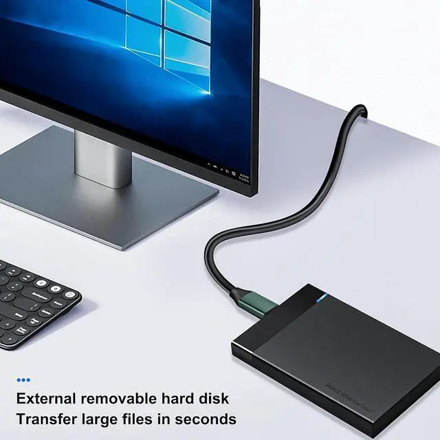 Alt view image 6 of 7 - 50Ft USB 3.0 Cable Male to Type A for Data Transfer,Hard Drive Enclosures,Laptop Cooler,DVD Player,USB Hub