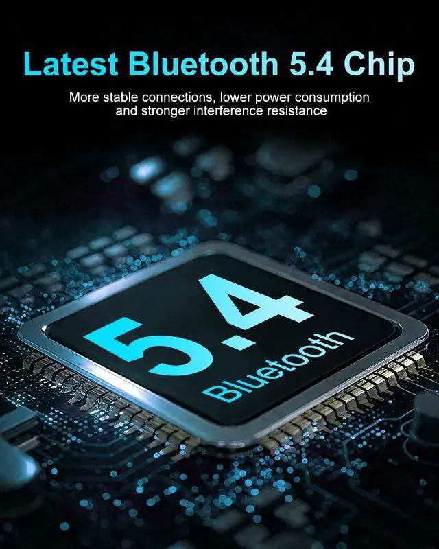 Alt view image 4 of 7 - Computer Speakers,[Upgraded] 2600mAh RGB PC Soundbar,Bass Boost,HiFi Stereo Bluetooth Speakers with Touch Buttons for Laptops,Phone,Great Gamers,Families,Professionals