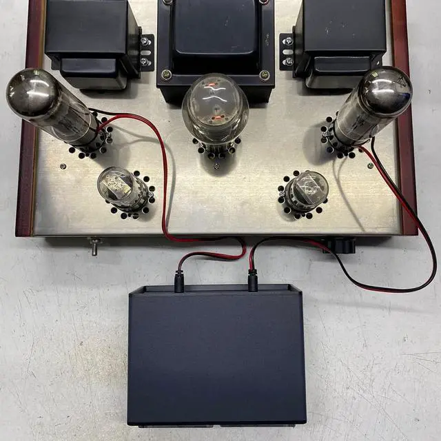 Alt view image 5 of 6 - Nobsound 8-Pin Dual Bias Current Probes Tester Meter for EL34 KT88 6L6 6V6 6550 Vacuum Tube Amp Amplifier (2*Meter + 2*CT1-C, Cathode Current PRO Version)