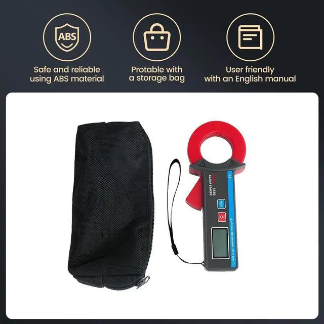 Alt view image 5 of 6 - 6540 High Accuracy Leakage Low Current Clamp Meter, 10uA Resolution, 0.00mA-300A, 1.6inch/40mm, Manufacturer Direct Sales, High Precision Amp Clamp Meter, High Accuracy
