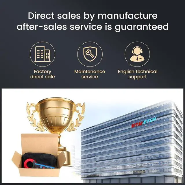 Alt view image 6 of 6 - 6540 High Accuracy Leakage Low Current Clamp Meter, 10uA Resolution, 0.00mA-300A, 1.6inch/40mm, Manufacturer Direct Sales, High Precision Amp Clamp Meter, High Accuracy