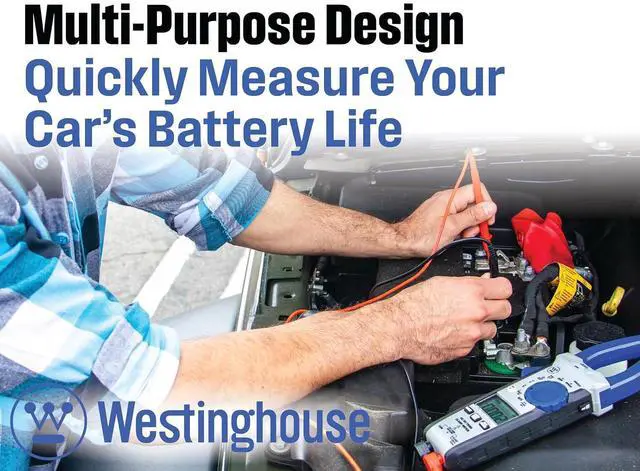 Alt view image 3 of 7 - True RMS Digital Auto-Ranging 6000 Counts Clamp Meter, Current to 600 A, AC/DC Voltage to 1000 V, Resistance and Continuity, with Relative Mode and VFD, Incl. Case and 2 Year Warranty
