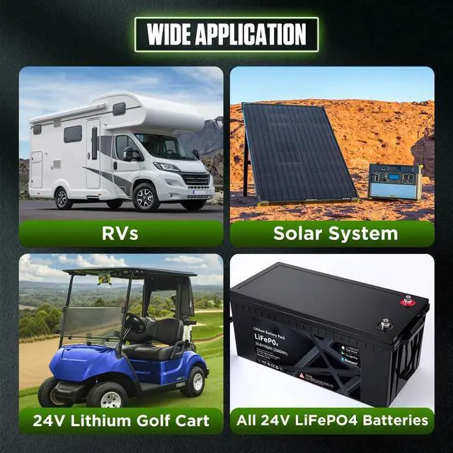 Alt view image 6 of 7 - 24V 25A LiFePO4 Battery Charger, IP67 Waterproof 29.2V Lithium Battery Charger, 0V Wake Up, 3-Color Indicator, Smart 25 AMP Lithium Charger for 25.6V LiFePO4 Batteries for Solar/RVs/Marine/Boat