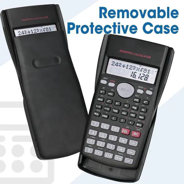 Alt view image 4 of 6 - 24 Pack Scientific Calculators Bulk, 2-Line Large Screen Display 240 Functions Scientific Calculators for Students, Math Algebra Fraction Calculator for High School College School