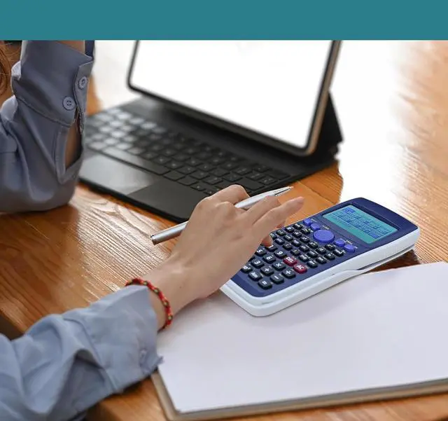 Alt view image 7 of 7 - Graphing Calculator, Scientific Calculators 10 Modes /4 Graphing Functions,Desktop Math Calculator for College Students,School Supplies for Middle High School Teachers Office