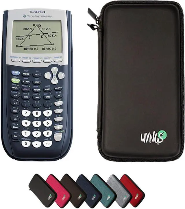Main image of TI 84 Plus Graphing Calculator +  Protective Case Black