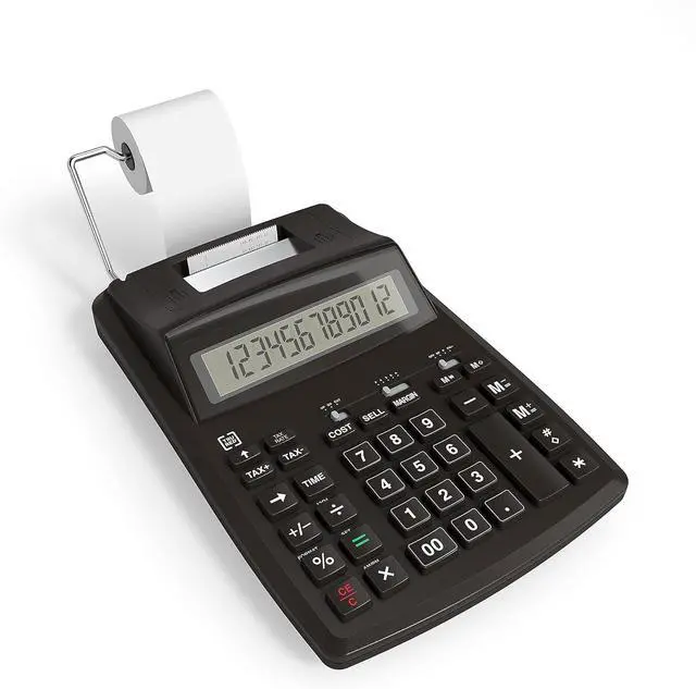 Alt view image 3 of 5 - Staples  TR44780 TR44780 12-Digit Desktop Printing Calculator, Black