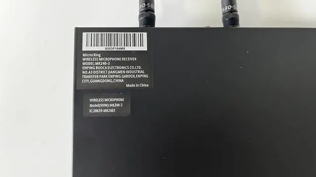 Alt view image 3 of 7 - UHF Wireless Microphone System Cordless Lapel/Headset/Lavalier Mic(4 Bodypacks), Fixed Frequency, Long Range 400ft, Ideal for Party Church Conference Speech