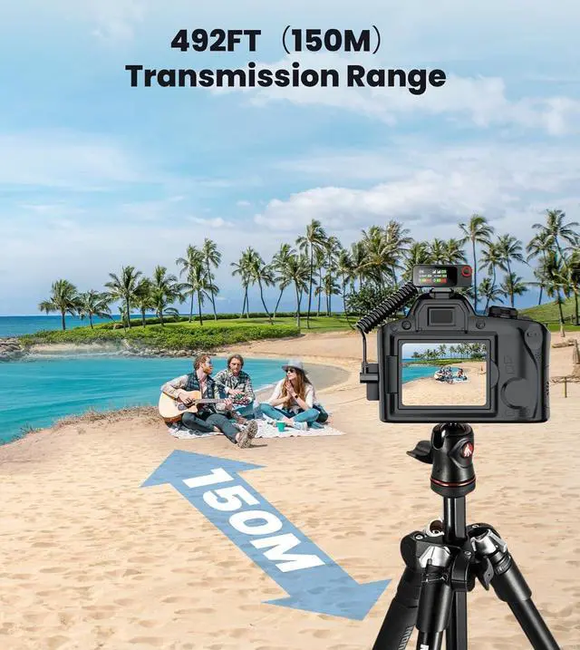Alt view image 7 of 7 - Wireless Lavalier Microphone for iPhone/Android/Camera/PC,AI Noise Canceling Clip-On Mic with Charging Case- Magnetic Dual Mics for Podcast, Vlog, Interview & Video Recording  492Ft Range