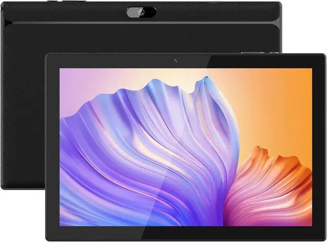 Main image of Tablet 64GB 10 Inch Tablet, Android Tablets, 6000mAh Battery Quad Core HD Touch Screen Tableta Computer, with WiFi BT Google Play Android Tabletas. Black.