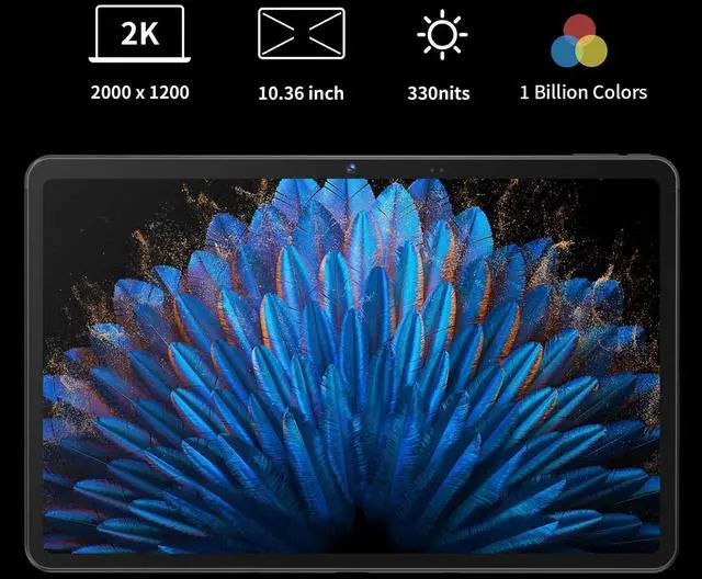 Alt view image 2 of 7 - T3 Tablet 10.4inchs Tablets Computer Android 2K Screen,MediaTek Helio G99, 6GB RAM + 128GB ROM + Expand, 8+13MP Dual Camera, 7000mAh, WiFi, GPS (T3-6G)