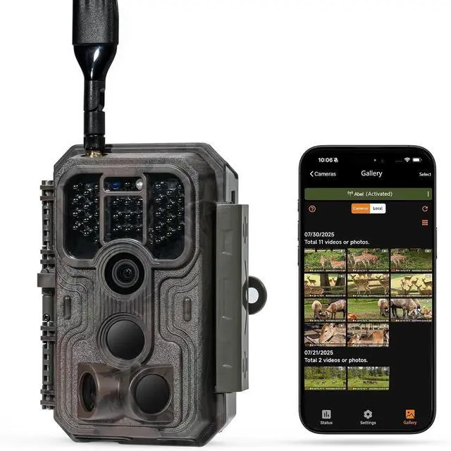 Main image of S950 Cellular Trail Camera, 2025 Upgrade with Shared Data Plans, 4G LTE for AT&T/Verizon/T-Mobile, App Control, 48MP Photo, 1296P Video, Night Vision, Camera Sharing, for Wildlife