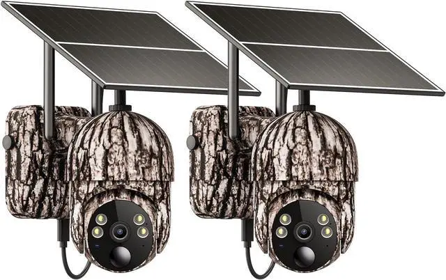 Main image of 3rd Trail Camera with Built-in 4G LTE SIM Card, Support Unlimited Data Plan,2K Live Streaming, 360° Overview, Solar Cellular Deer/Game/Security Camera Outdoor, Motion Activated, Remote Access