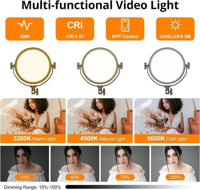 Alt view image 3 of 7 - GVM 5-in-1 Movable Live Streaming Floor Stand Kit with Wheels, Overhead Camera Mount with 10" LED Key Light/Mic Boom Arm/Tablet Laptop Phone Stand/Tray for Live Broadcast Podcast Video Recording Game