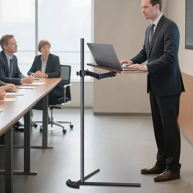 Alt view image 5 of 7 - Laptop Stand for Couch, Height Adjustable Laptop Tray Tablet Book Stand for Reading in Bed, Compatible with Ipad Pro 12.9 Inch, Surface Laptop, Ipad Air, iPad mini,MacBook Pro/Air