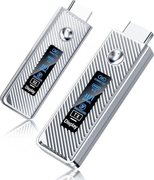 Main image of Wireless HDMI Transmitter and Receiver 4K Decode & 1080P@60Hz Ultra HD Output, 328Ft/100M Wireless HDMI Extender, 2.4G+5G Plug & Play for Streaming Video and Audio to Monitor from PC/TV Box/Projector