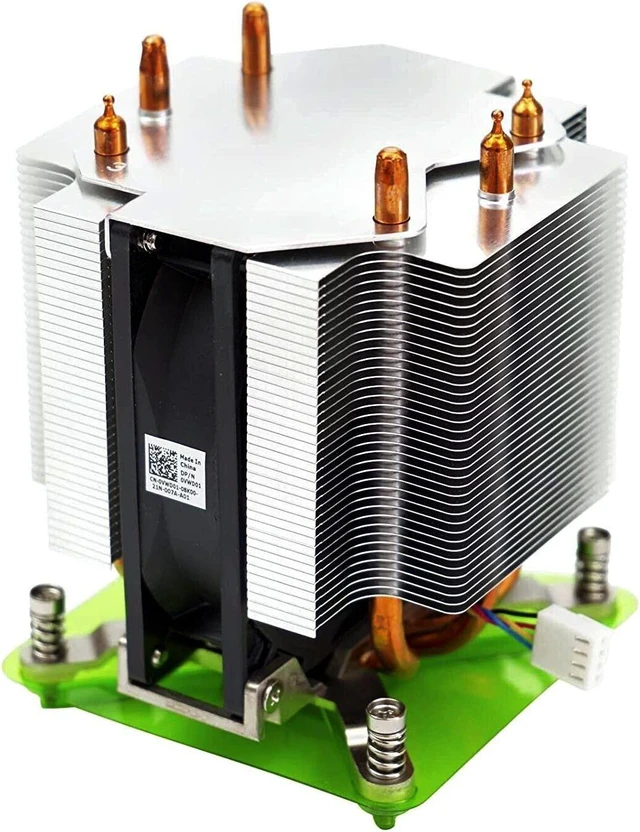 Alt view image 6 of 6 - Genuine HQ Dell XPS 8940 G5 5090 Optiplex 7080MT CPU Air Cooler Heat Sink VWD01