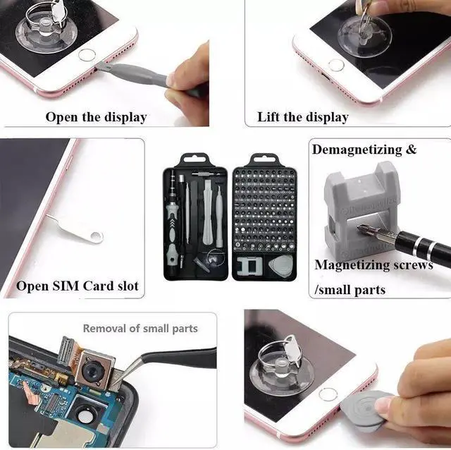 Alt view image 7 of 7 - 117PC RC Tool Set Hexagon Screwdriver Repair Kit for RC Car FPV Drone toys games