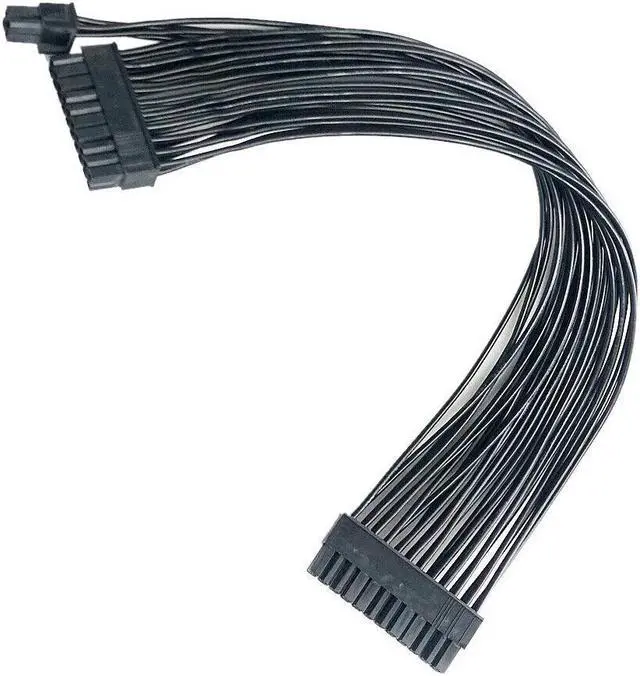 Alt view image 4 of 4 - PSU ATX 24Pin to 20+4Pin Motherboard Adapter Power Supply Cable 30CM