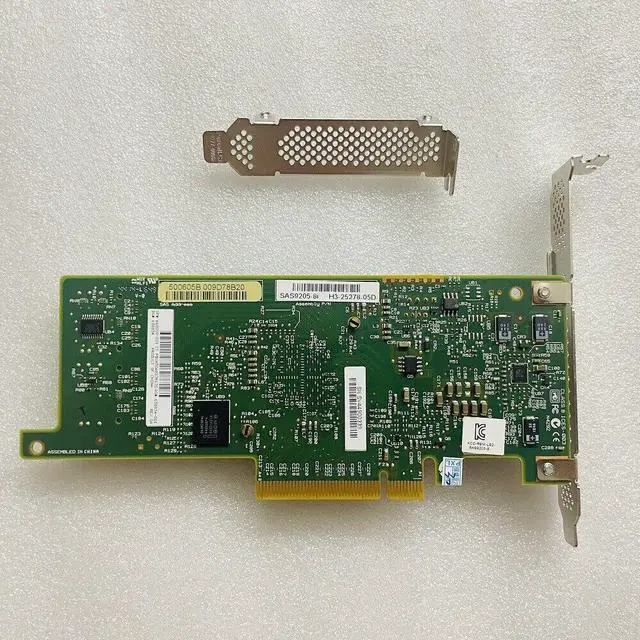 Alt view image 2 of 4 - HP H220 6Gbps SAS PCI-E 3.0 HBA LSI 9205-8i P15 IT Mode