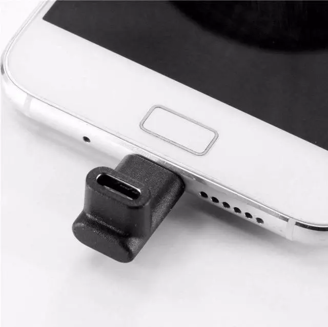 Alt view image 6 of 7 - USB C Angle Adapter [2 Pack] Upward/Downward, Type C Fast Charging, 4k, 100W