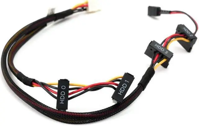 Main image of Genuine Dell OEM PowerEdge T130 Server 4-Hard Drive 1-Optical Drive Cable J71RG