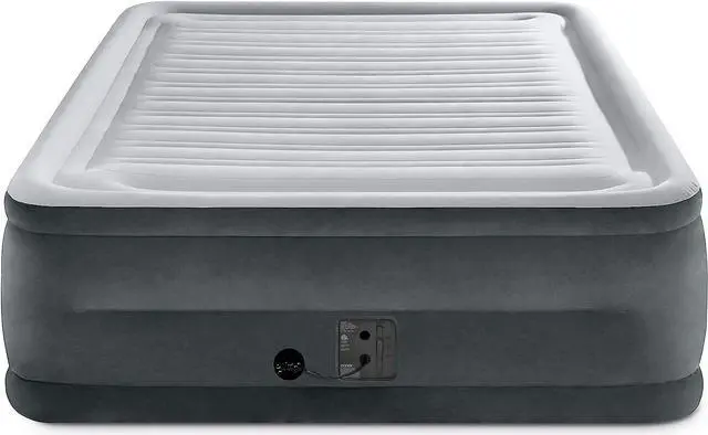 Alt view image 2 of 7 - Comfort Dura-Beam Airbed Internal Electric Pump Bed Height Elevated (2020 Model)