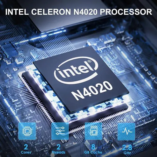 Alt view image 5 of 7 - Mini PC Stick Windows 11 Pro,PC Stick Intel Celeron N4020 Processor Equipped 8GB DDR4 128GB SSD,Support Auto Power on,4K HD/Gigabit Ethernet/WiFi/BT,Business/Travel Pocket Computer