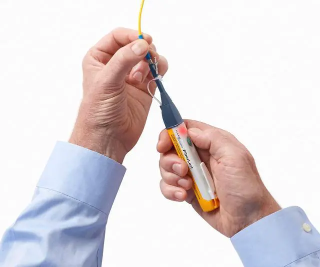 Alt view image 6 of 7 - Fluke Networks FIBERLERT-125 Fiber Optic Cable Tester and Detector