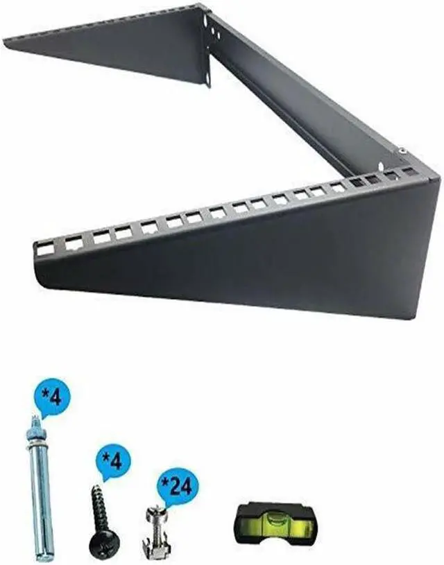Main image of 6U 19" Steel Foldable Wall Mountable Vertical Server Rack with Full Screws