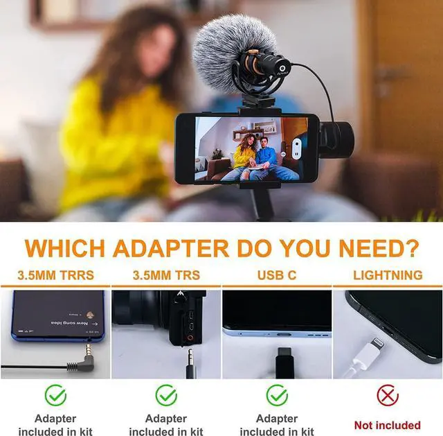 Alt view image 2 of 7 - VM10 PRO Universal Video Microphone - Adjustable Gain, USB C Digital Output, Monitoring - Shotgun Mic for Camera, Smartphone, Tablet, PC - Ideal for Vlogging, Live Streaming, and Recording