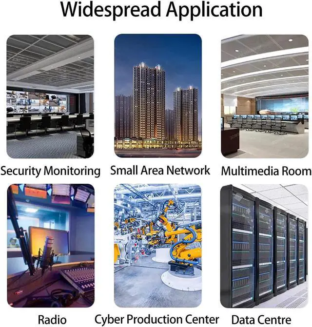 Alt view image 7 of 7 - SC SM 6Port Box +Cables Wall Mount Fiber Enclosure with Splicing Module and Loaded 6 Port SC-UPC Singlemode LGX Panel