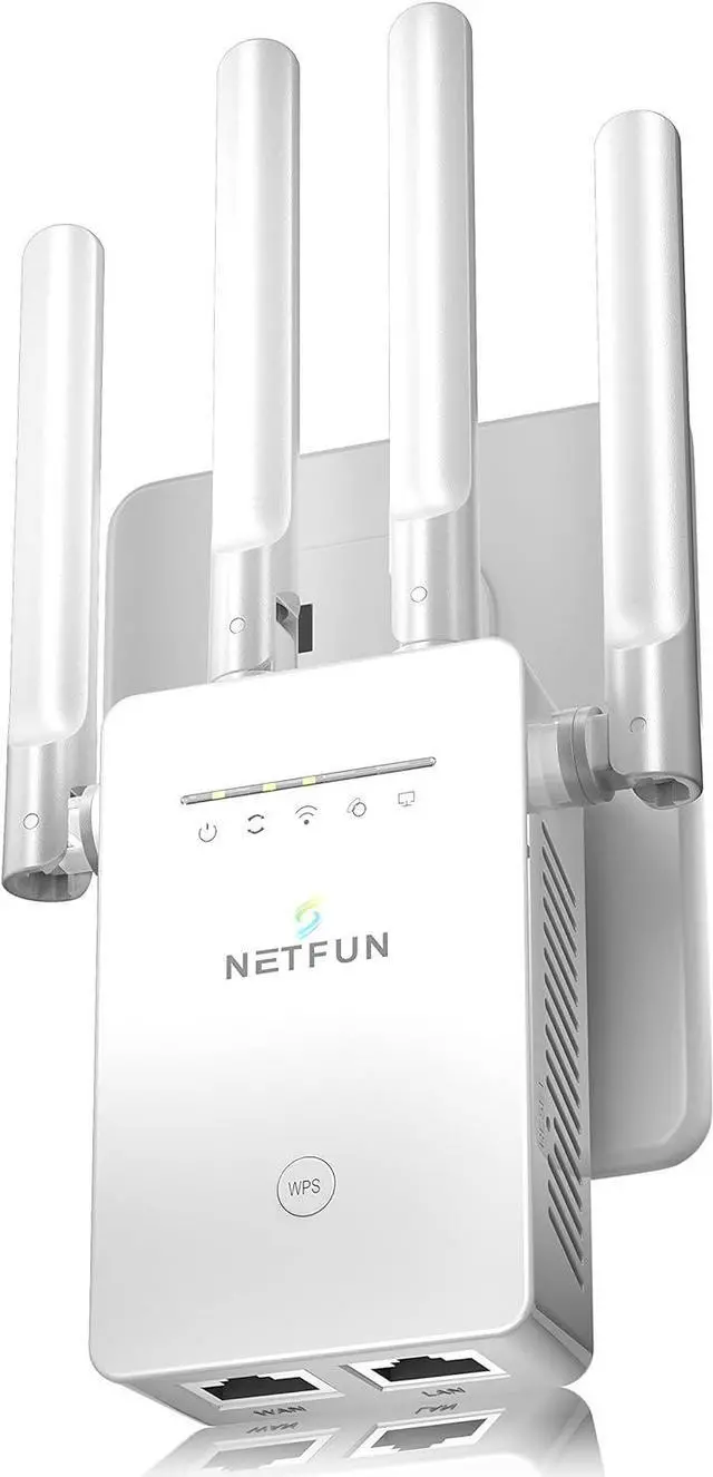 Main image of WiFi Extender Signal Booster for Home - up to 9956 sq.ft Coverage - Long Range Wireless Internet Repeater and Signal Amplifier with Ethernet Port, 1 Tap Easy Setup