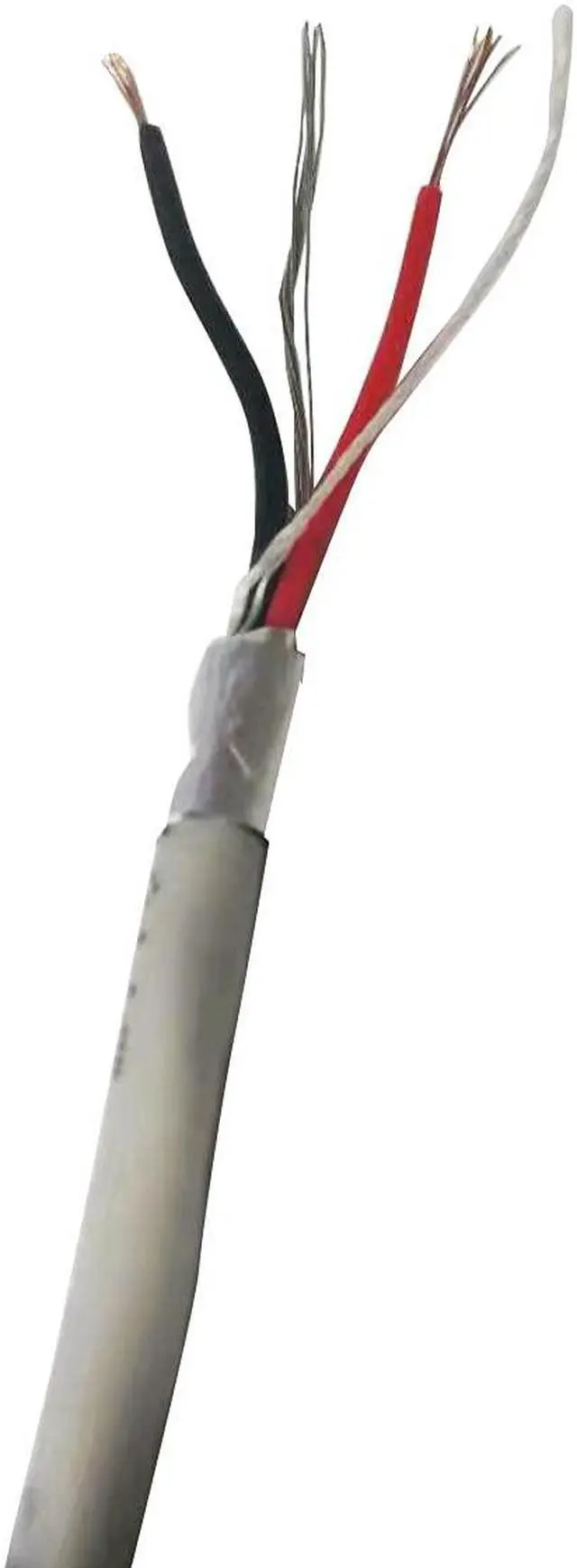 Alt view image 5 of 5 - Shielded Alarm Control Cable, 22 AWG 2 Conductors (7 Strand) Riser Alarm Cable, 125ft, Full Copper, for Fire/Sound/Security Burglar Station Wire Security