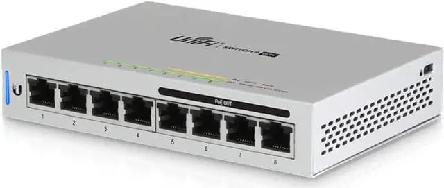 Main image of Ubiquiti Networks US-8-60W UniFi 8-Port Gigabit PoE Compliant Managed Switch