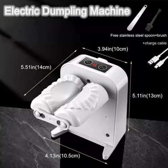 Alt view image 5 of 6 - Automatic Electric Dumpling Maker Machine Household Pressing Maker Mould Kitchen