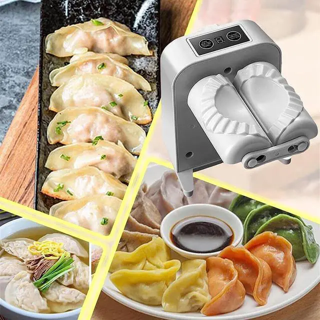 Alt view image 6 of 6 - Automatic Electric Dumpling Maker Machine Household Pressing Maker Mould Kitchen