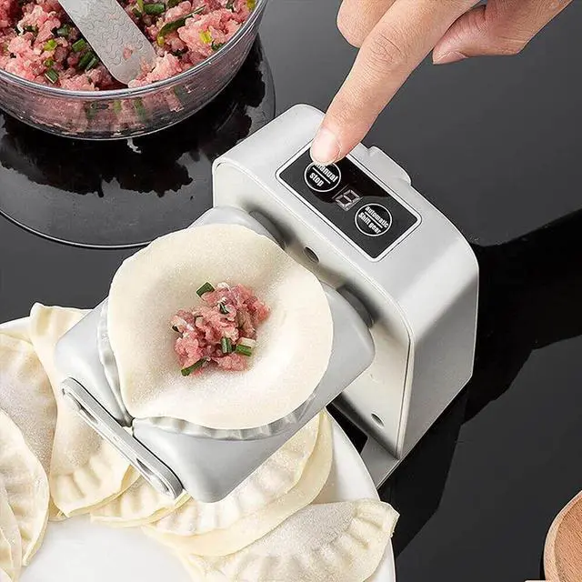 Alt view image 2 of 6 - Automatic Electric Dumpling Maker Machine Household Pressing Maker Mould Kitchen