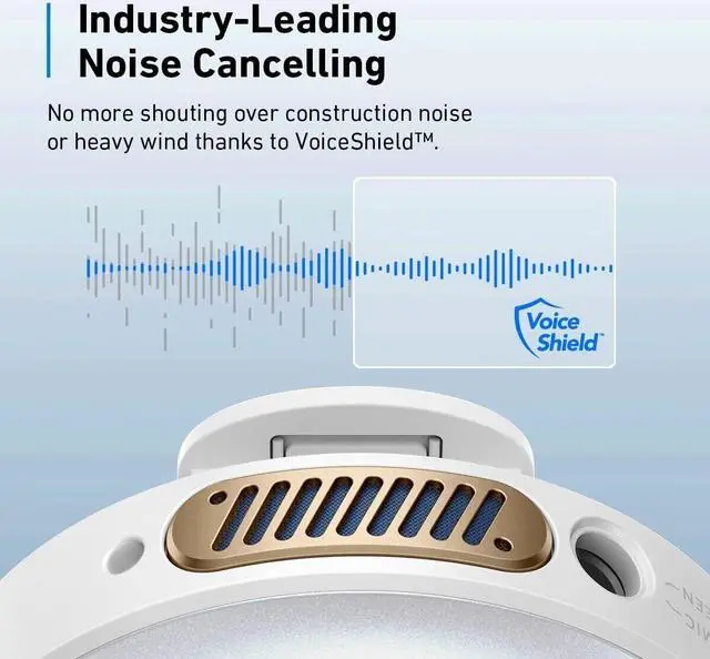 Alt view image 4 of 6 - M650 Wireless Lavalier Microphone Vlogs Pro Noise Cancellation+2xCover